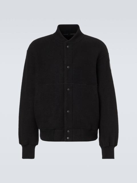 Hudson wool-blend bomber jacket