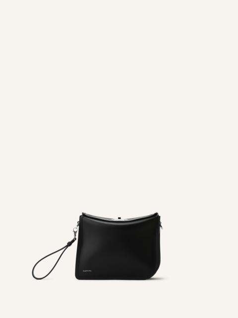 COMPAGNON ASYMMETRICAL LEATHER CLUTCH BAG