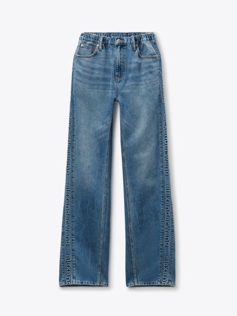 Deep Blue Logo Panel Balloon Jogger