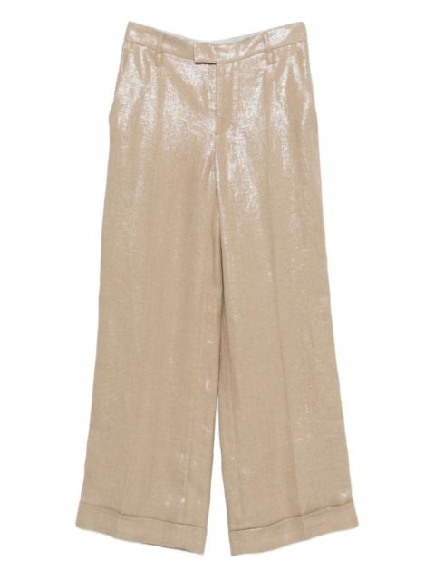 lurex trousers
