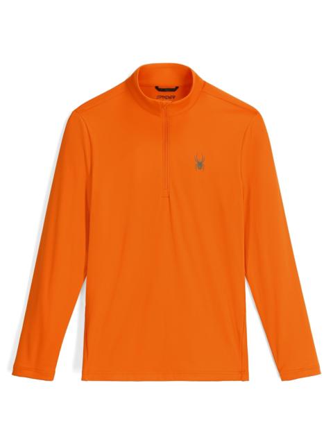 Mens Prospect Half Zip T-Neck - Flash Orange