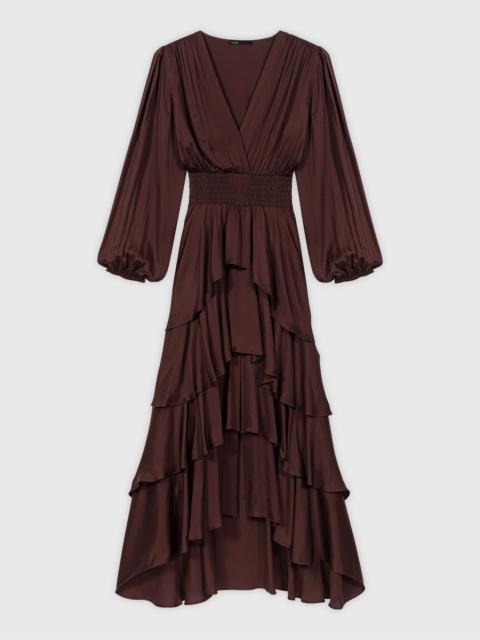 Flowy ruffled maxi dress