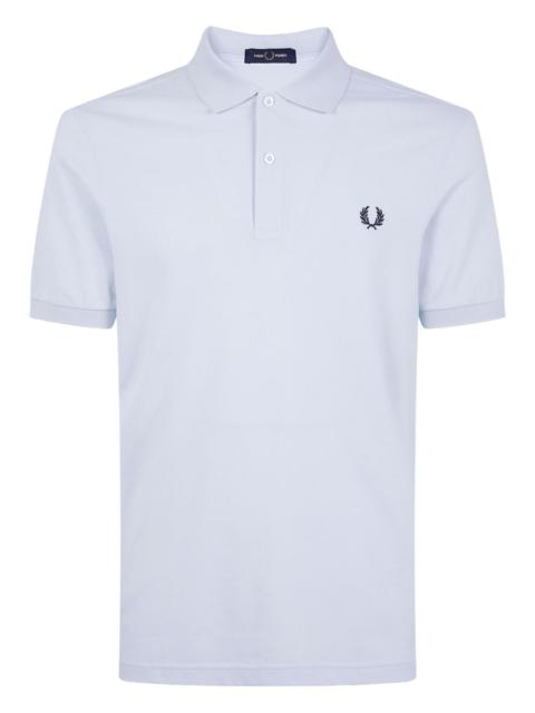 laurel wreath-embroidered polo shirt