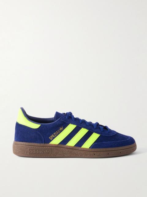 Handball Spezial Leather-Trimmed Suede Sneakers Navy