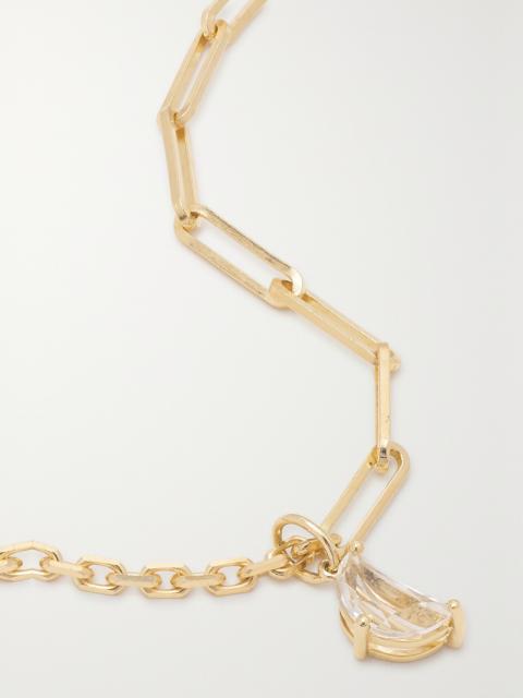 18-karat Gold Topaz Necklace