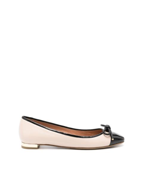 Parisina leather ballerina shoes