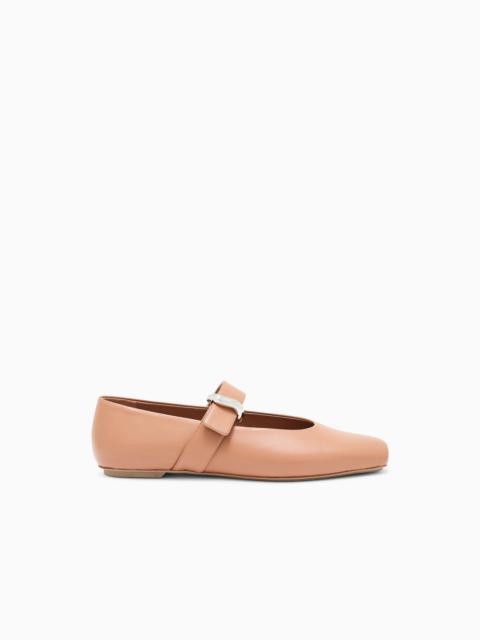 NAPPA-LEATHER BALLERINAS