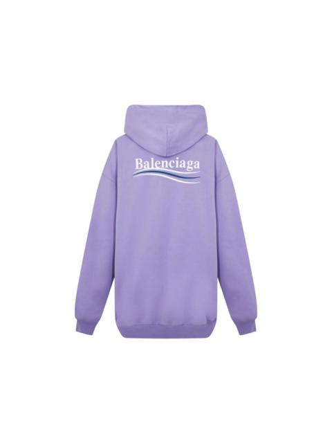 Men's Political Campaign Hoodie Medium Fit in Purple