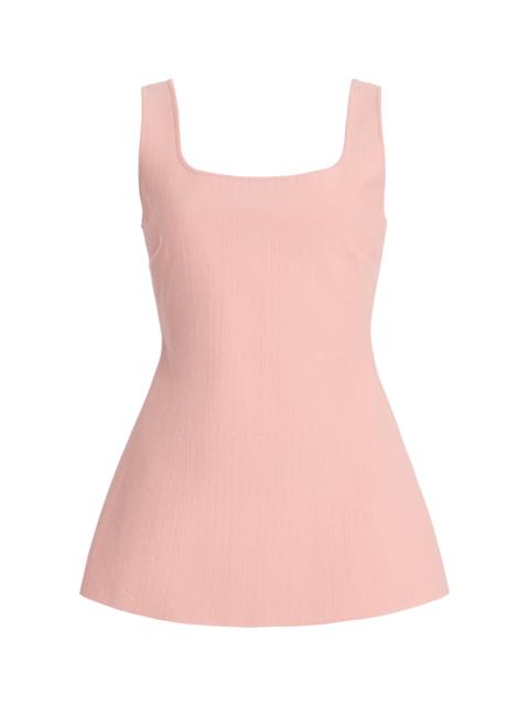 Inna Cotton-Blend Knit Top pink