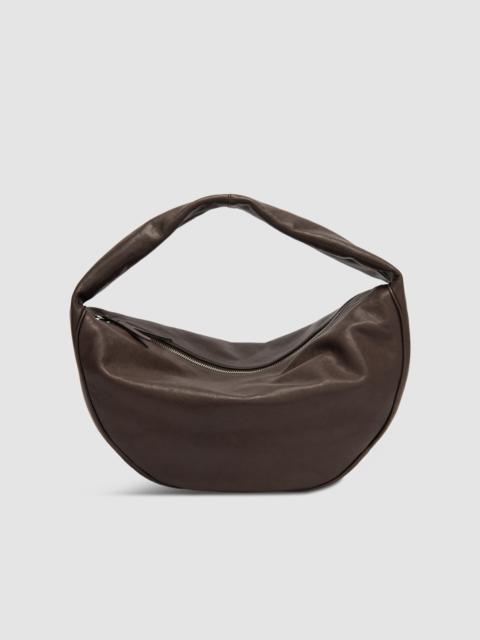 Maxi Cush Ristretto Washed Leather Shoulder Bag