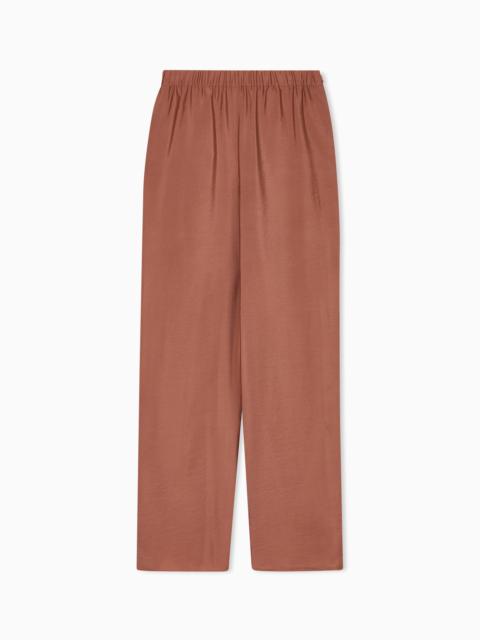 ICON MODAL MUSLIN ELASTICATED-WAIST TROUSERS