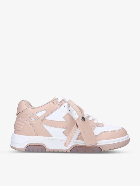 OOO low-top leather trainers