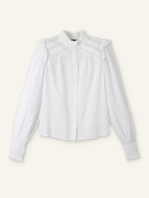 Detailed Trim Blouse