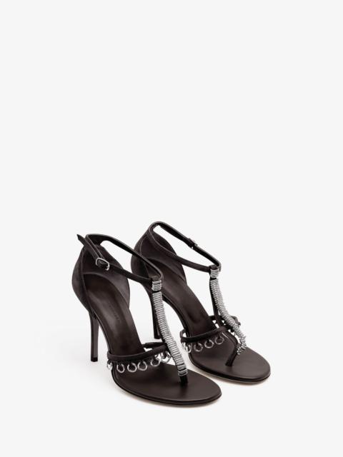 Ludo Pierced Suede Heel