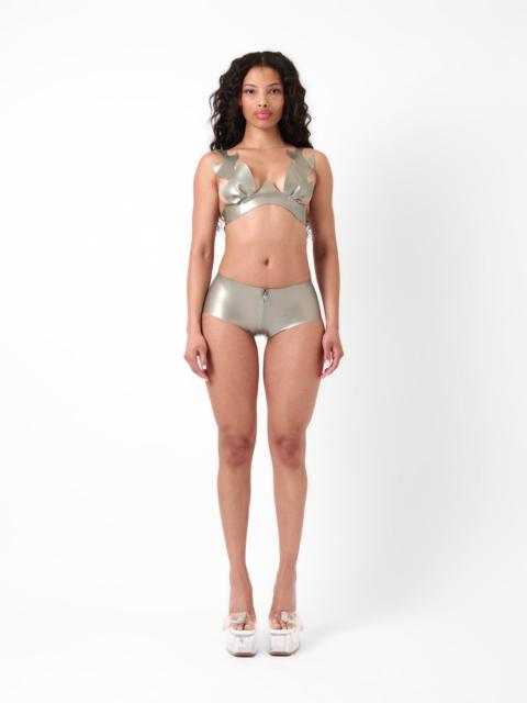 ROAST LATEX BRA SILVER
