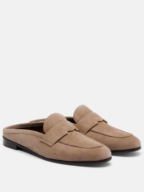 Goccia suede mules