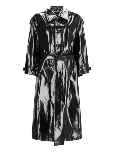 belted trench coat