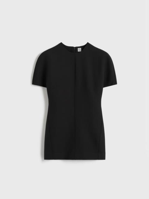 Cap-sleeve top black