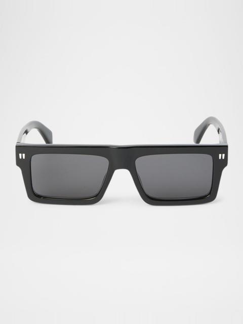 Chandler Logo Rectangle Sunglasses
