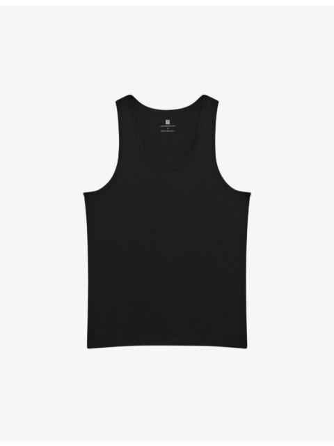 Vinnie crewneck stretch-cotton vest