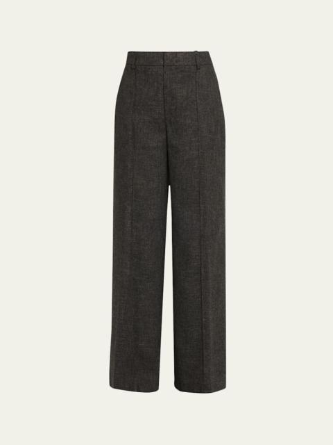 High-Rise Jasper Wool Trousers