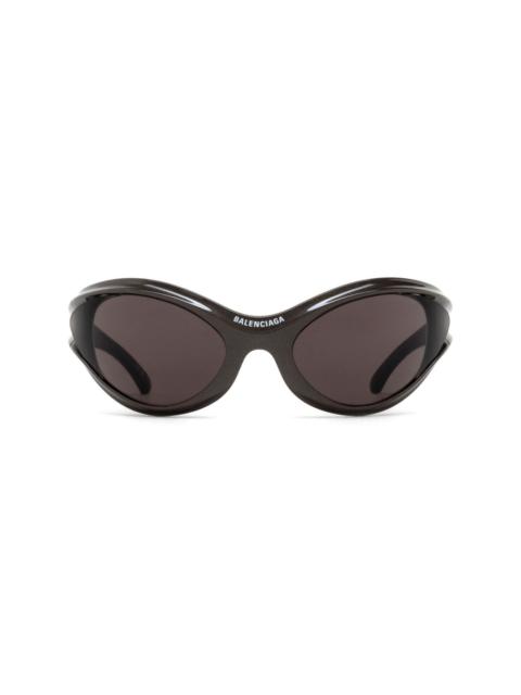Dynamo Wrap oversized-frame sunglasses
