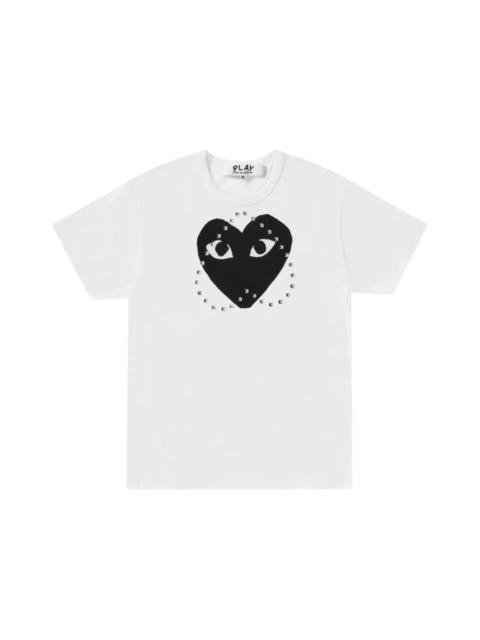 Comme des Garcons PLAY Logo Stud P1T804 T-shirt White