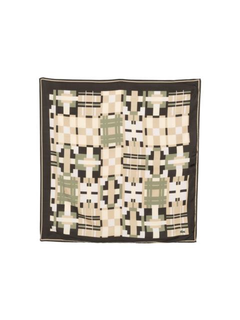 all-over graphic print scarves