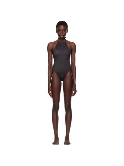 Black MA Quad One Piece Swimsuit