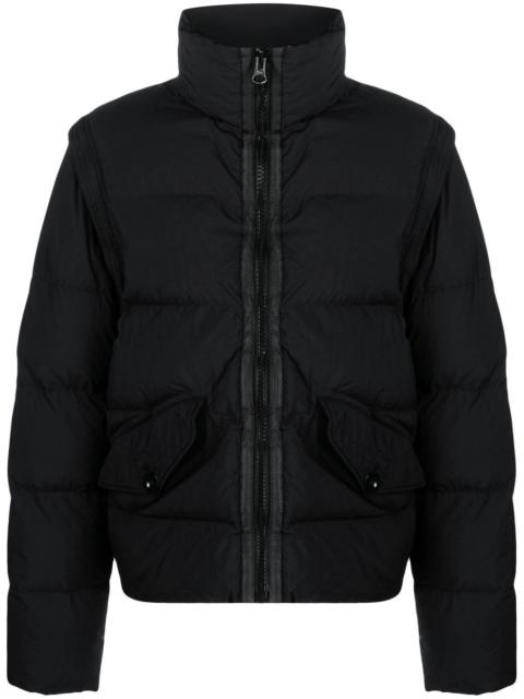 high-neck padded jacket