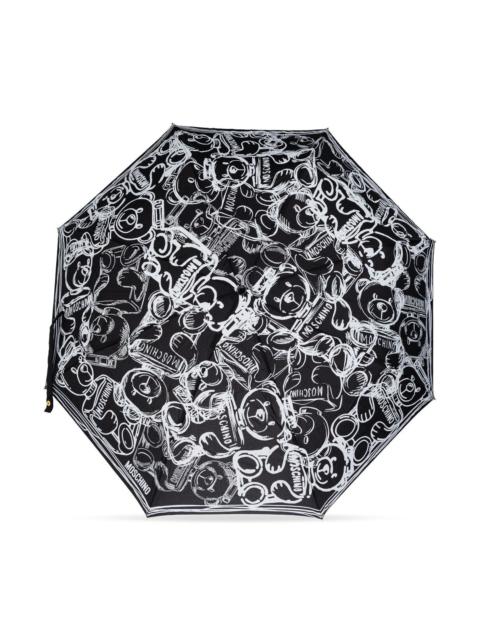 TEDDY BEAR-PRINT UMBRELLA