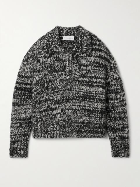 The Posie Space-dyed Cashmere And Silk-blend Sweater