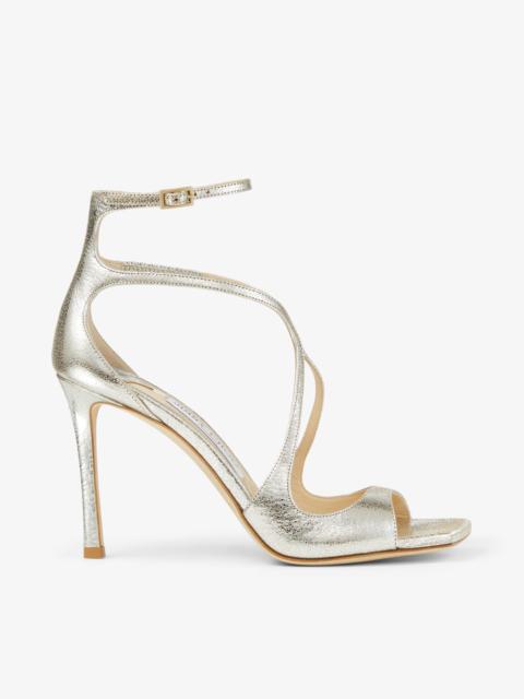 Azia 95 Champagne Glitter Leather Sandals