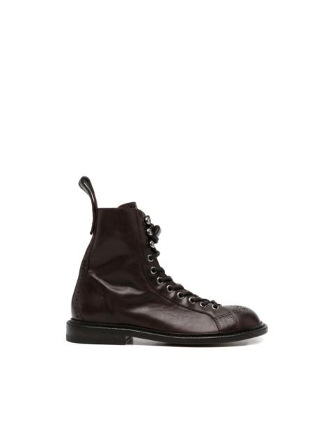 lace-up brogue boots