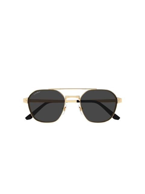 pilot-frame sunglasses