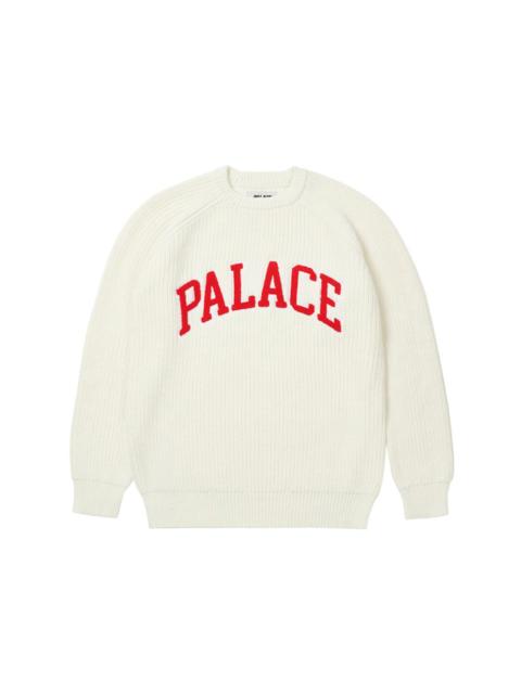 Palace Collegiate Knit White