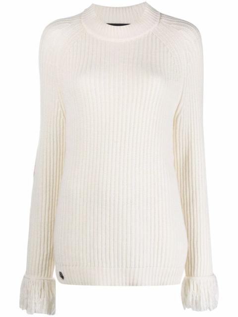 Love Plein ribbed-knit jumper