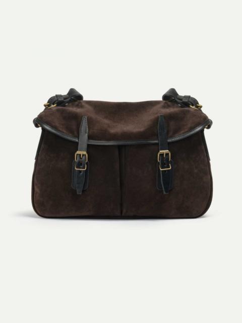 MUSETTE M FISHERMAN'S BAG / SUEDE  -  DARK BROWN