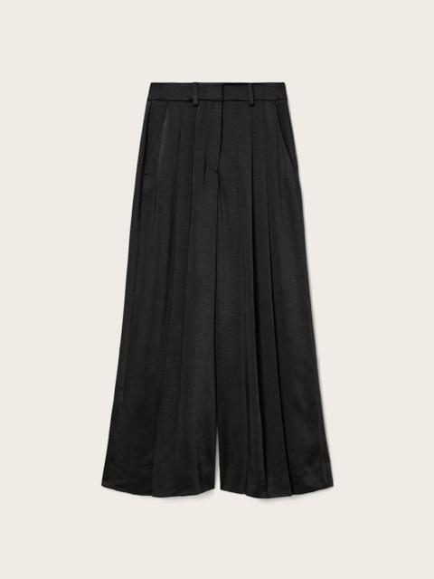 POPPY SATIN STRAIGHT LEG PANTS