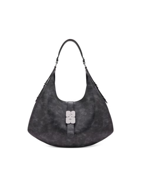 small Kat flower-buckle shoulder bag