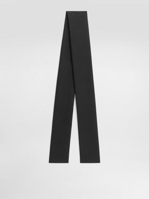 Wool gabardine scarf