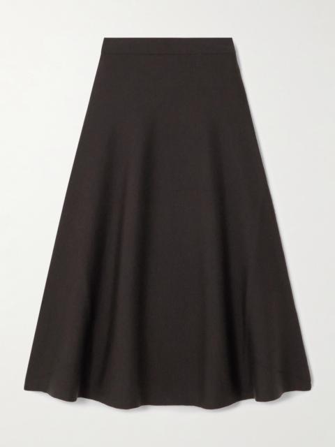 Freddie Wool, Silk And Cashmere-blend Midi Skirt