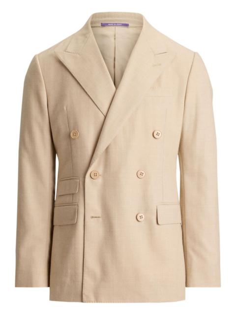 Kent peak-lapels double-breasted blazer