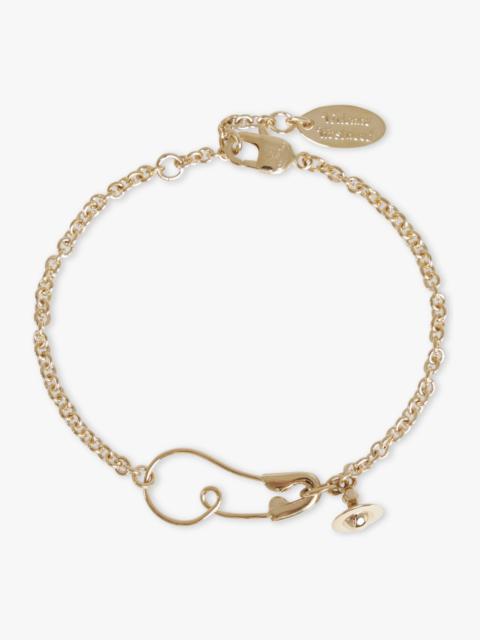MAXIMA SAFETY PIN BRACELET | GOLD