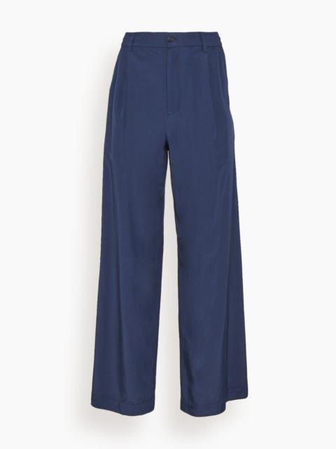 Sydnie Pleated Pant in Midnight