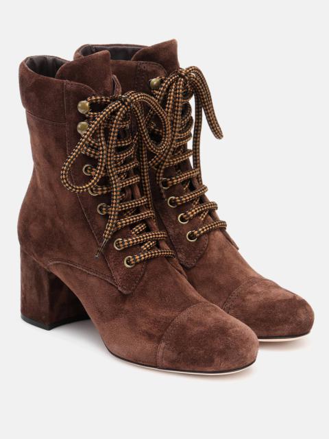 Suede ankle boots