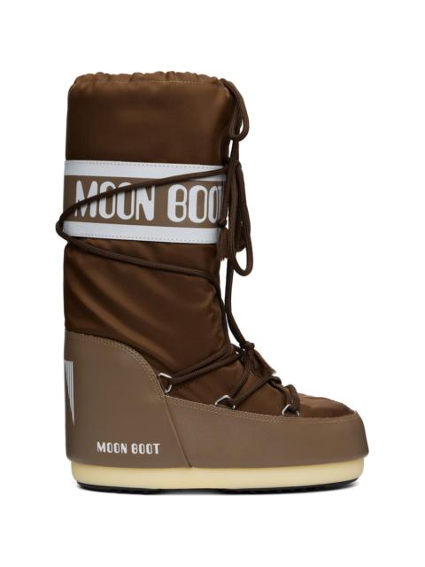 Brown Icon Nylon Boots