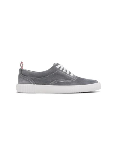 Gray Calf Suede Heritage Sneakers