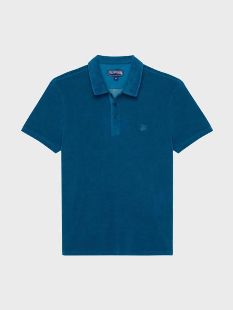Men Terry Polo Solid