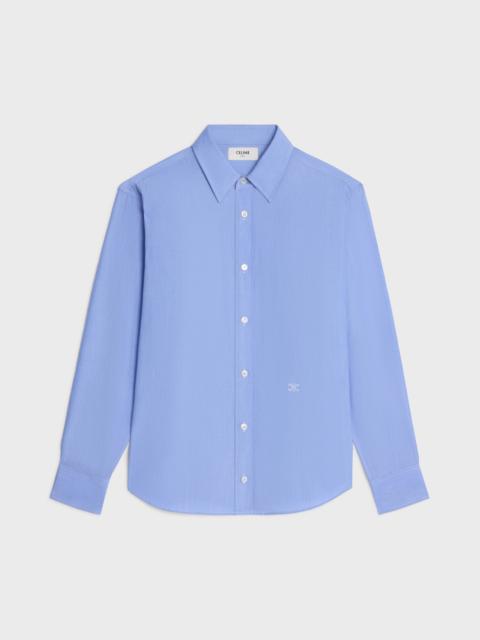 relaxed shirt IN cotton poplin